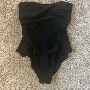 Classic Black One Piece Swimsuit